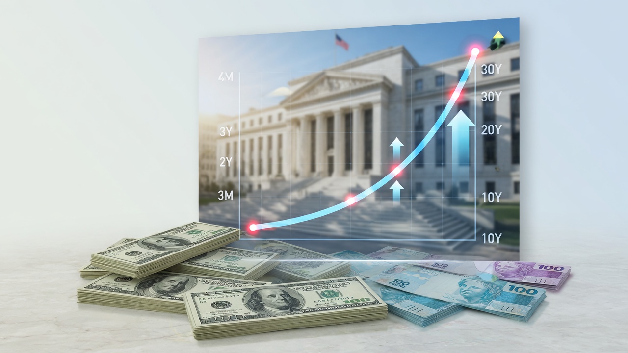 Treasuries em alta pressionam emergentes e bolsa